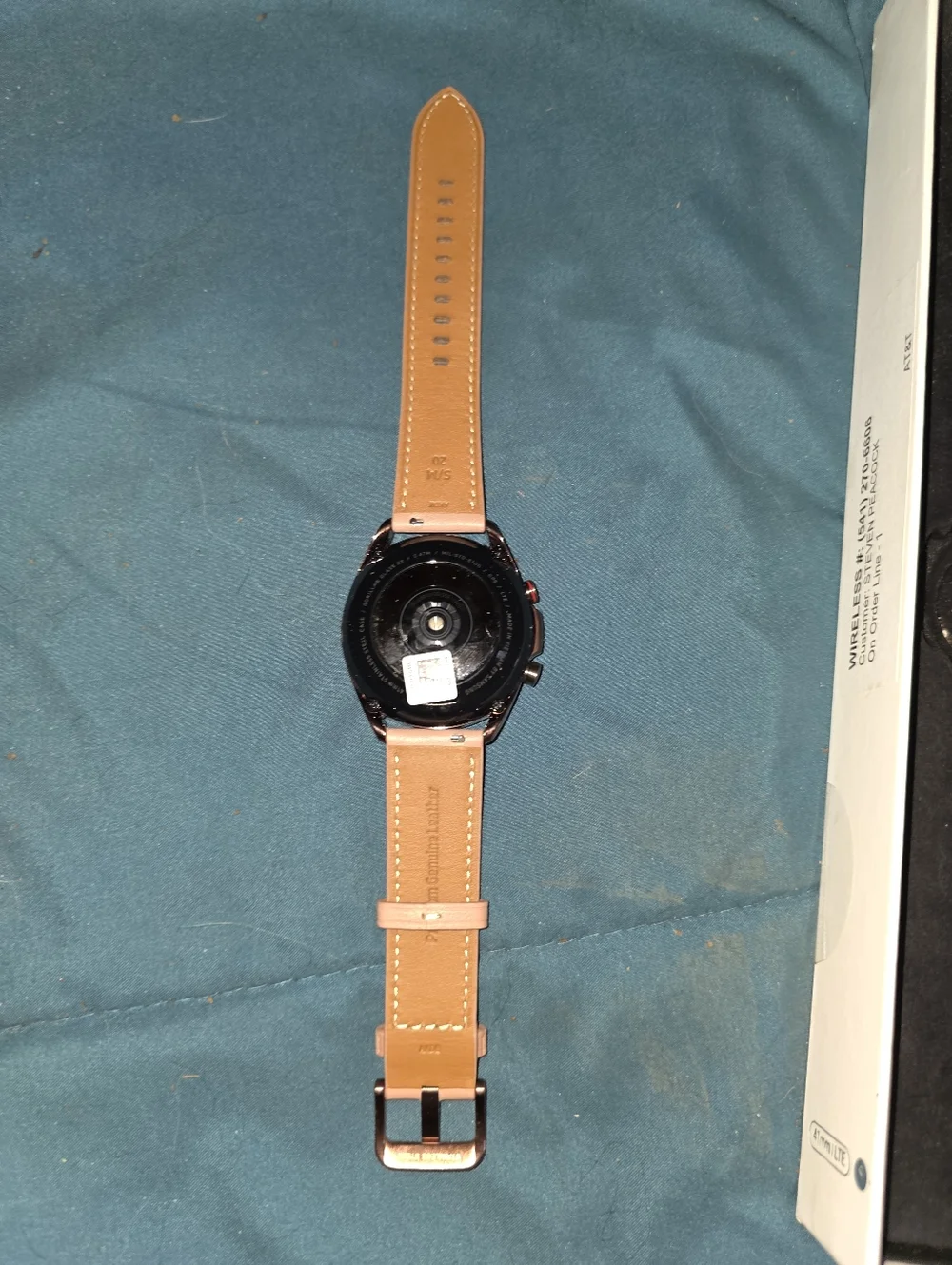 New, Rose Gold Samsung Smartwatch3 with Blush Leather Band